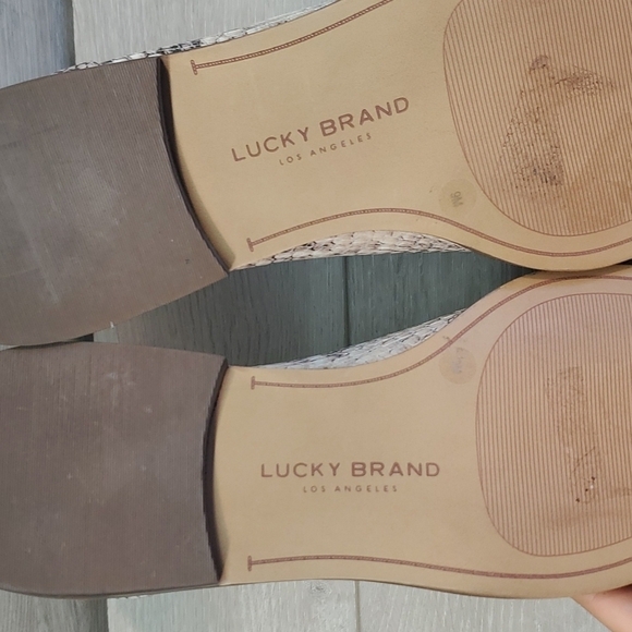 NEW Lucky Brand Womens Haylia Animal print Ankle boots shoes sz 9M - Picture 12 of 14